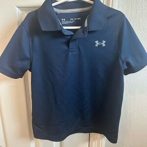 Under Armour Kids Dark Blue Polo